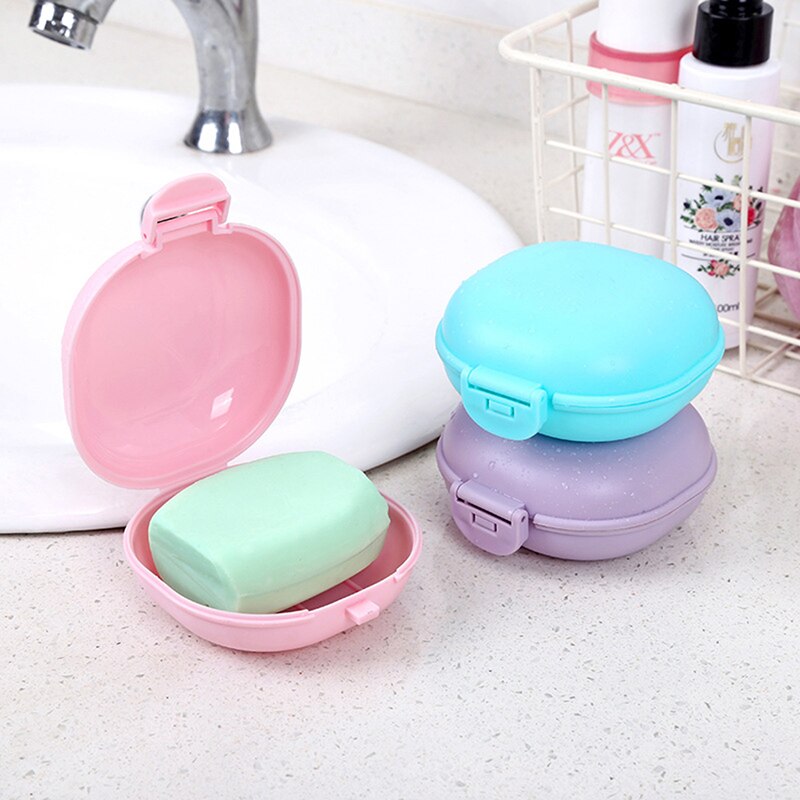 1Pc Big Size Badkamer Zeepbakjes Box Container Zeep Dozen Draagbare Plaat Case Thuis Douche Reizen Wandelen Houder