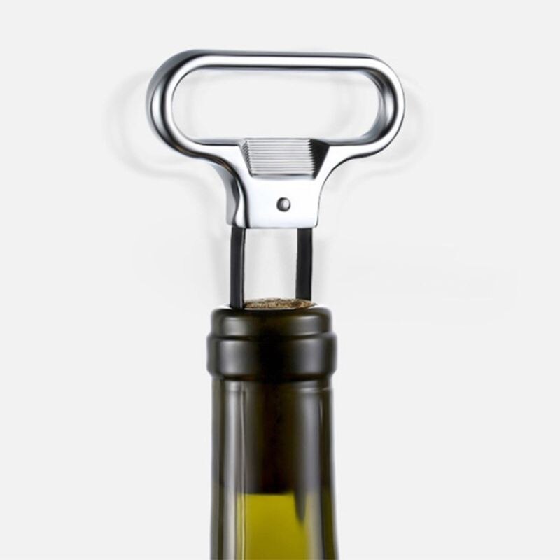Two-Prong Cork Puller Red Wine Opener Champagne Bottle Stopper Remover Bar Tool X7JE