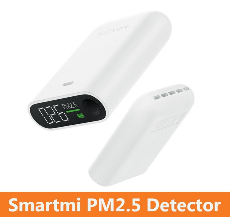 Smartmi PM2.5 Lucht Detector Draagbare Gevoelige Luchtkwaliteit Tester Led Scherm Drie-Kleur Digitale Indicator