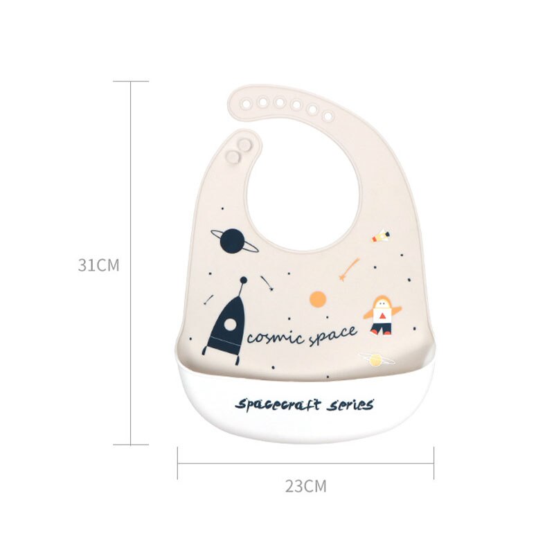 XCQGH 1 pz bavaglini impermeabili in Silicone per uso alimentare bavaglino Bandana bavaglino asciugamano grembiule ragazzo ragazza