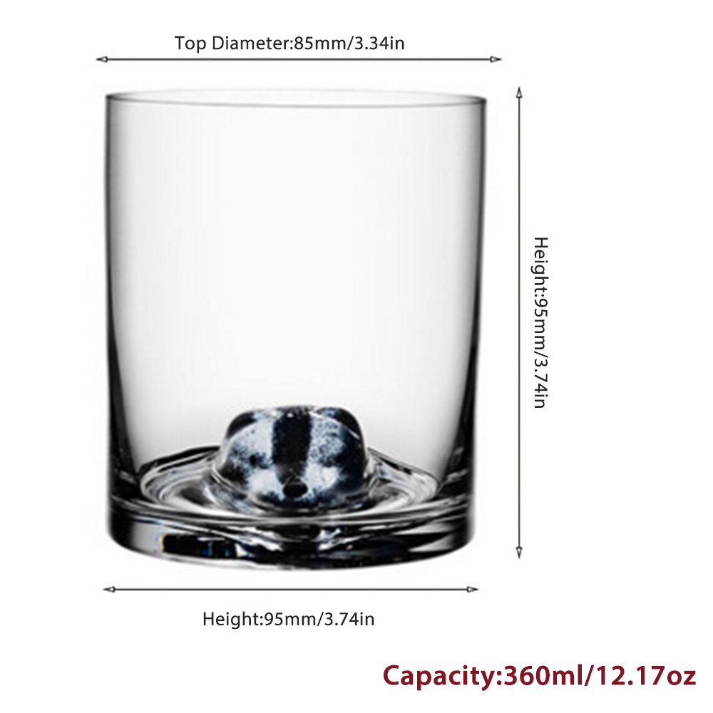 1 st 360ml djurkopp sött husdjur björn fågelglas för te öl vattenkopp blyfritt ultraklart glas: 4