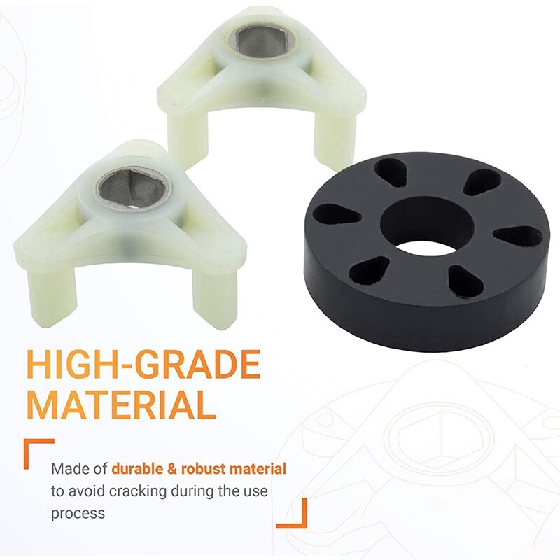 Pack of 25 285753A Washer Motor Coupler Metal Insert for Whirlpool Kenmore Washing Machine Accessories