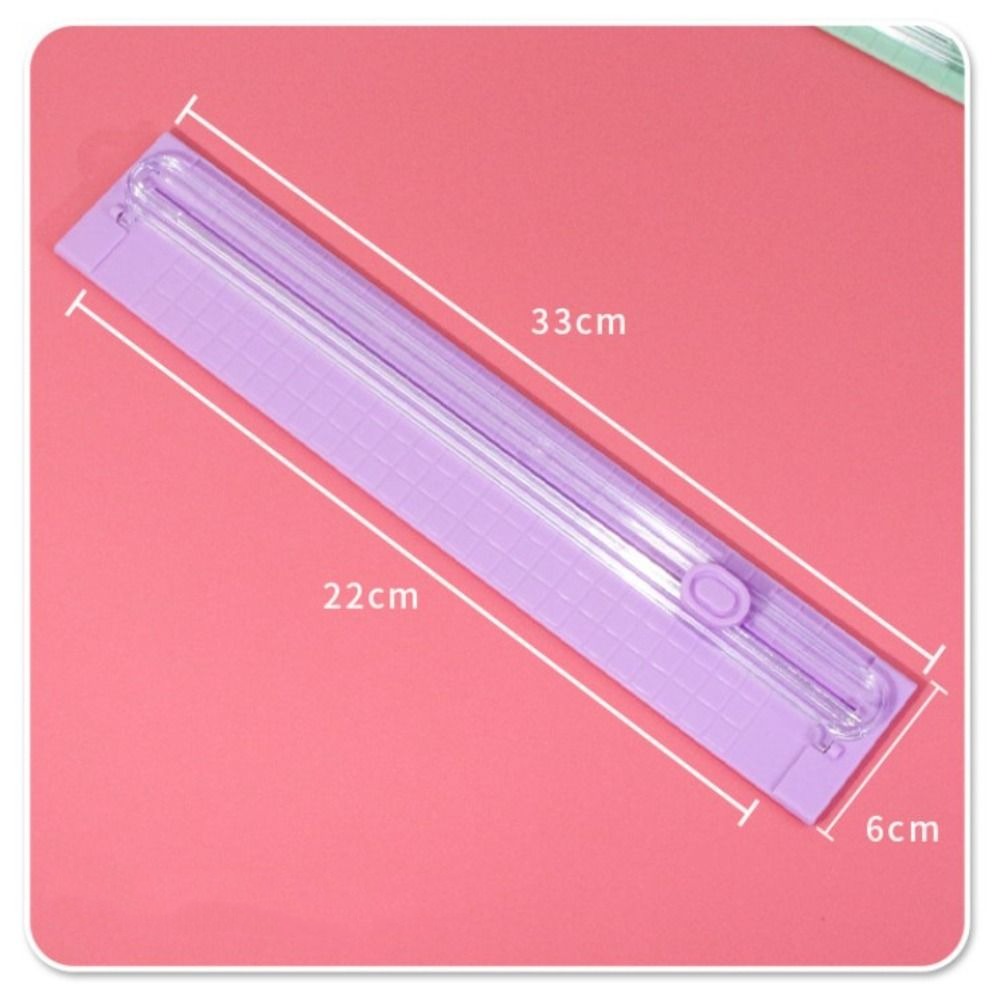 Narzędzie robić scrapbookingu Papier Kartka Papier fotograficzny Nożyk Przenośny Papier robić rękodzieła Trymer DIY Bezpieczne narzędzie robić cięcia papieru Laminator