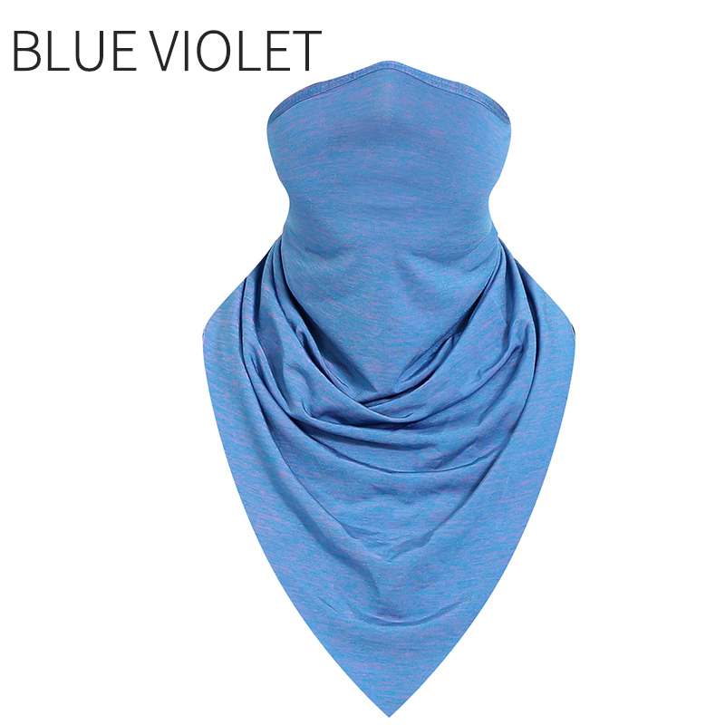 Triangle Summer Outdoor Sports Scarf Breathable Ice MTB Cycling Bandana Bicycle Headwear Ride Neck Mask Bike Headband Scarf: MULTI