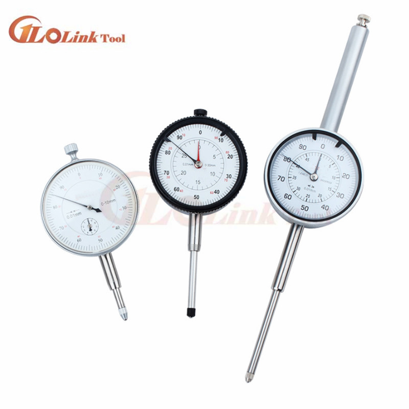 Dial Indicator 0-5mm 0-10mm 0-25mm 0-30mm 0-50mm Indicator Gauge measure instrument Tool Gauge Stable Performance Meter Precise