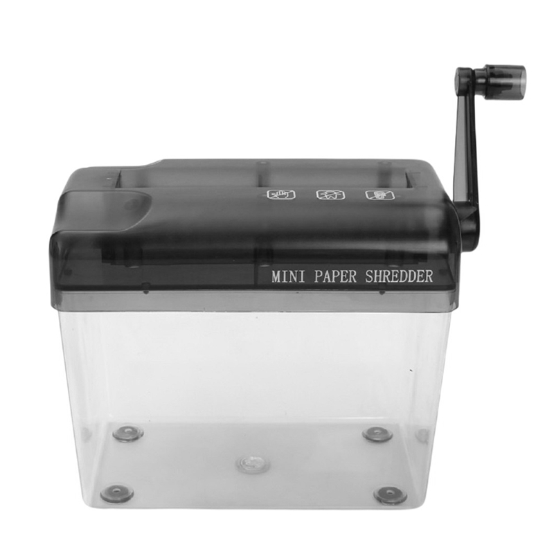 Mini Hand Shredder Portable Paper Shredder A6 Manual Shredder Documents Paper Cutting Tool Home Office Desktop