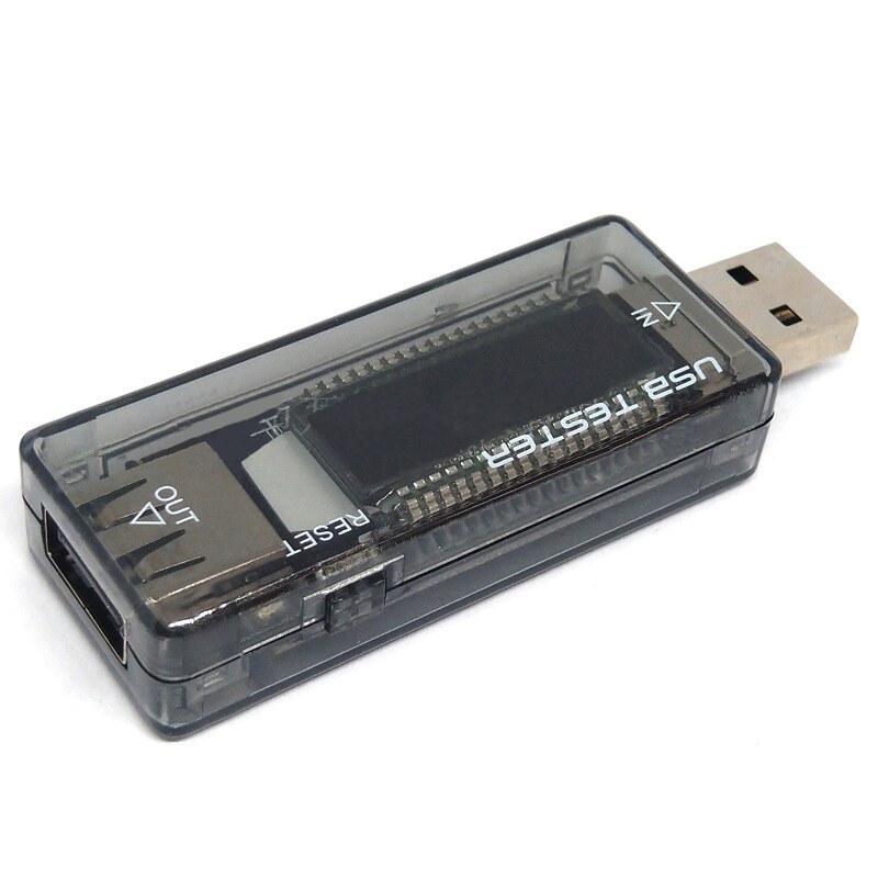 LCD USB Detector USB Volt Current Voltage Doctor Charger Capacity Tester Meter Voltmeter Ammeter Power Bank Plug: 2