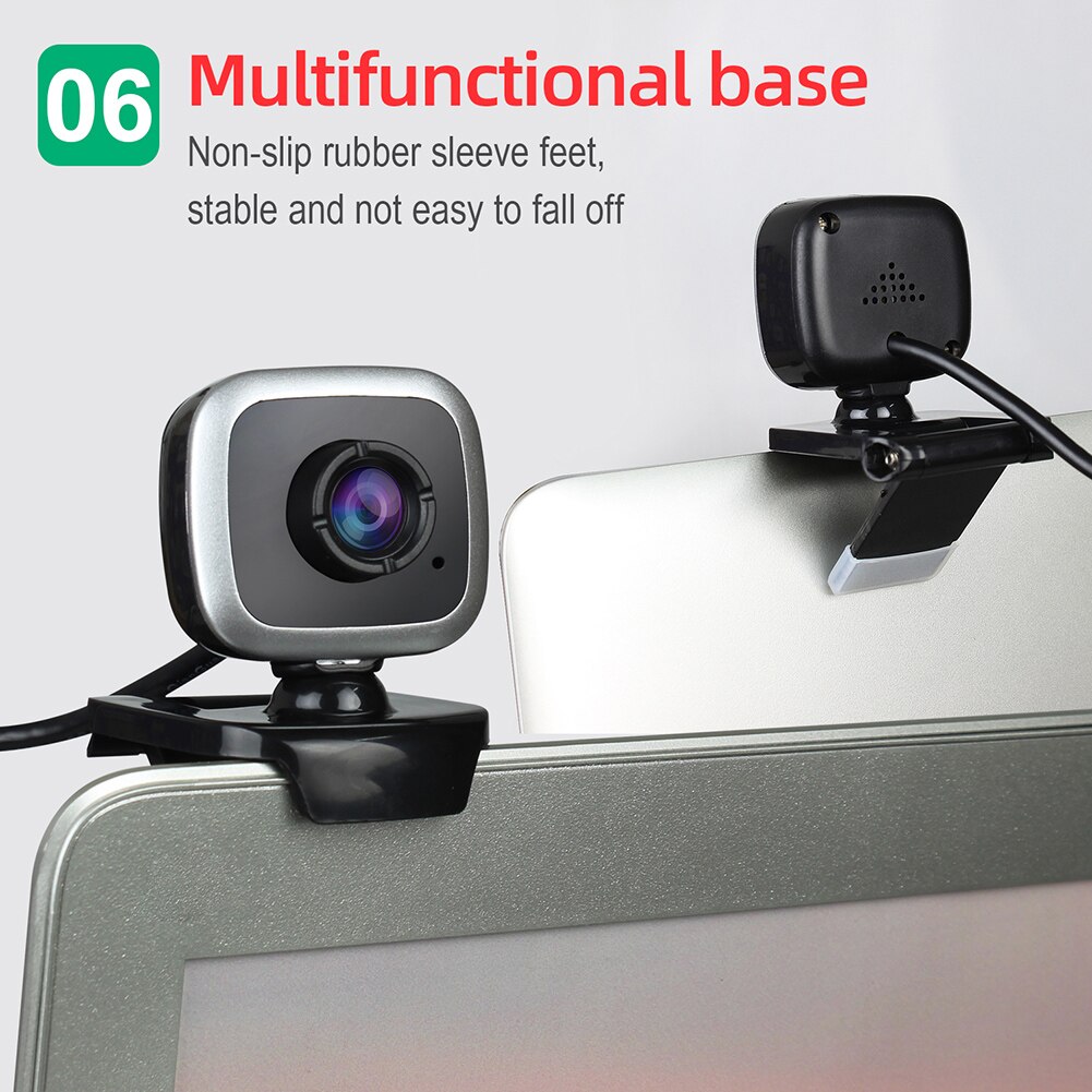 HD Webcam 480P PC 30fps HD Camera High-Definition Cam Video Call with Microphone NOV99