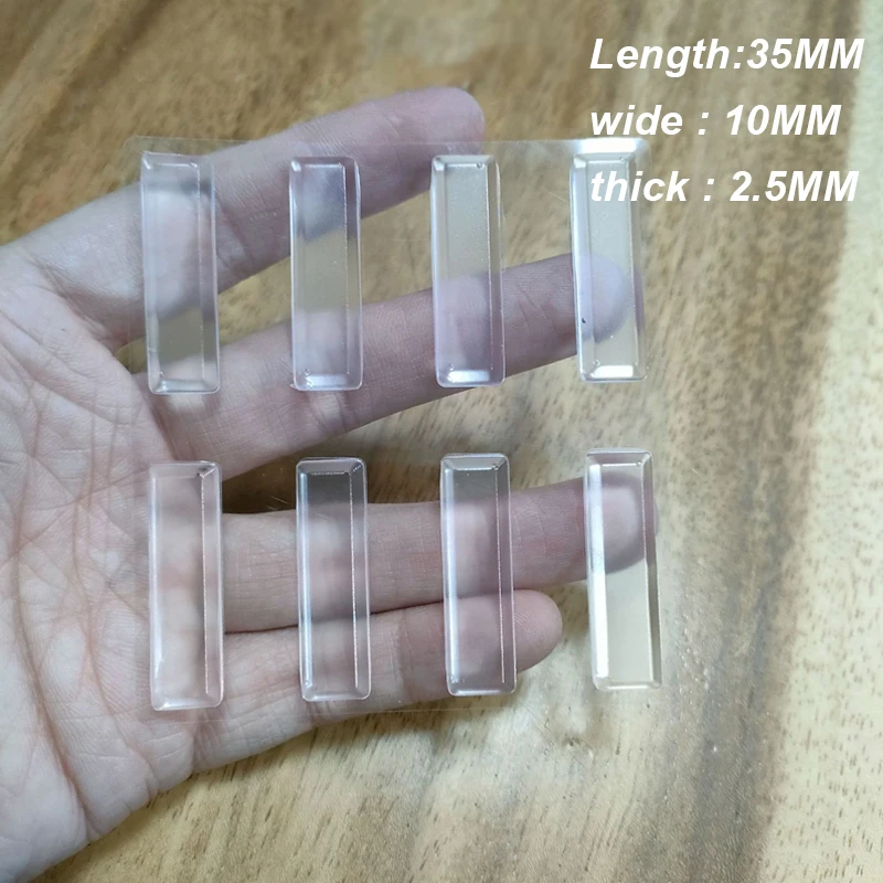 Selbstklebender Türstopper, transparente Gummi-Möbelpolster, mehrere Spezifikationen, Dämpfer, Puffer, Schrankstoßstangen, Silikonschutz: Ahornholz