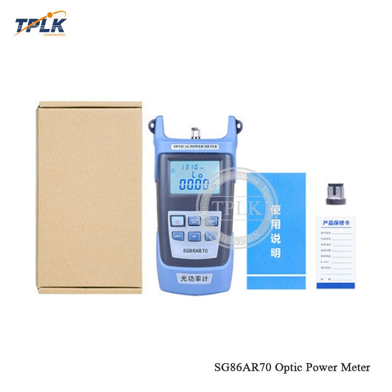 Handheld Fiber Optical Power Meter SG86AR70 -70 ~ +3 dBm FTTH Optical Cable Tester Fiber Optical Power Meter