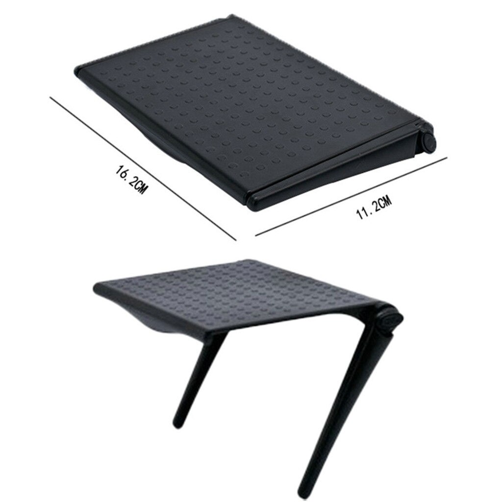 Storage Rack Computer Monitor Riser Desktop Stand ABS TV Rack Display Shelf Storage Desk 16.2x11.2x1.5cm Storage Holder 19OCT31