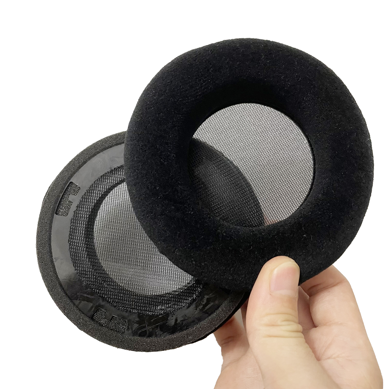 Ohrpolster für AKG K701 K702 Q701 Q702 K601 k612 k712 Profi Kopfhörer Ersatz Ohrenschützer Ohrpolster Tasse Kissenbezug Velours Kissen: Olive