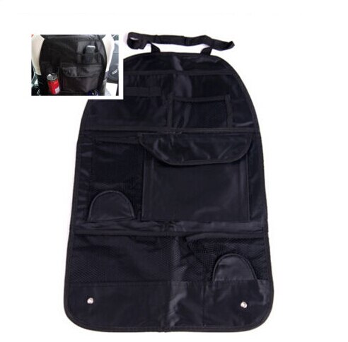 Auto Suv Stoel Knapzak Seat Cover Pouch Handige Tas Tidy Storage Pocket Black