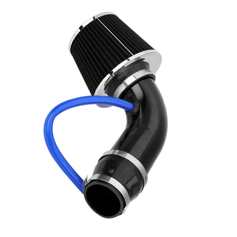 Universal Air Intake Air Filter, Large Flowing Intake Pipe Air Intake Kit Aluminum Alloy