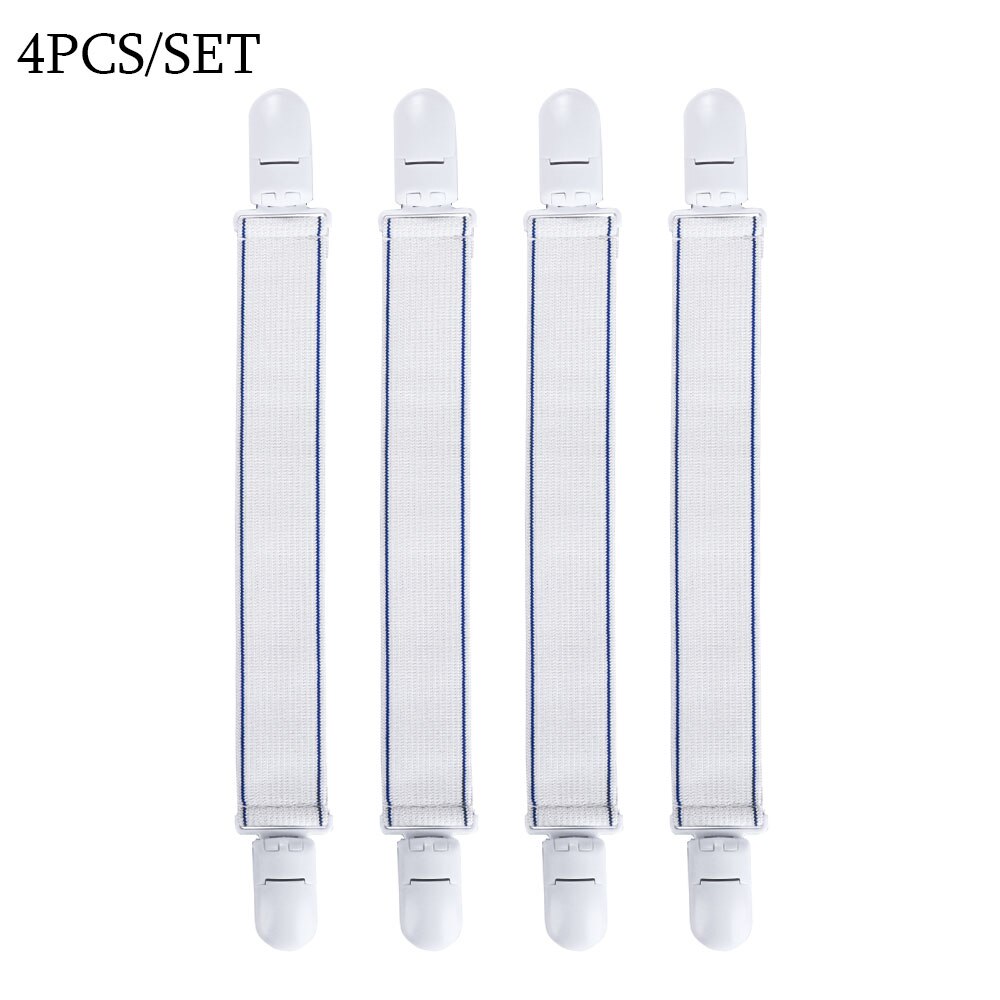 4 STUKS Lakens Gesp Elastische Riem Matras Clip Deken Grijpers Fastener Wasknijpers Beddengoed Houder Home Living Accessoires: 21.5cm
