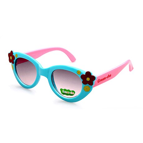 RILIXES sommer freundlicher Sonnenbrille Für freundlicher flexibel Schutzbrille Mädchen Baby Brillen Für Party: 64-7