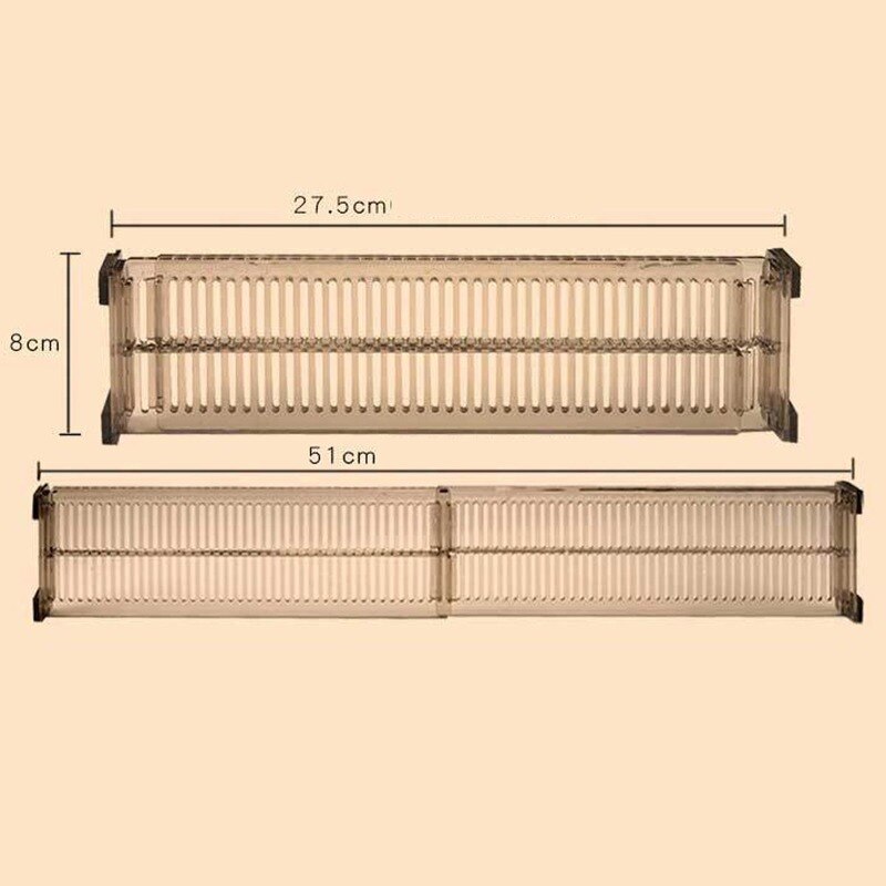 2/4Pcs set Plastic Drawers Separator Divider Cabinet Adjustable DIY Wardrobe Storage Partition Sundries Classification Organizer