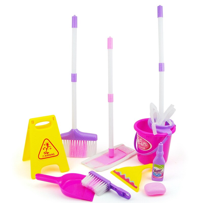 Simulazione Strumento di Pulizia impostato di Gioco bambino Giochi Di Imitazione Giocattolo per Le ragazze E ragazzo di Pulizia Simulazione vuoto più pulito per La Pulizia Igiene Giocattoli