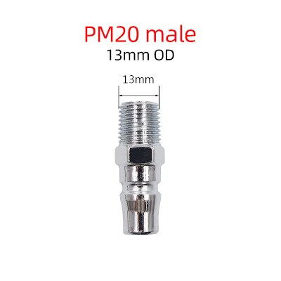 pneumatique raccord hose quick connector pneumatic releas hose fitting High pressure coupling PP20 SP20 PF20 PM20 air compressor: PM20