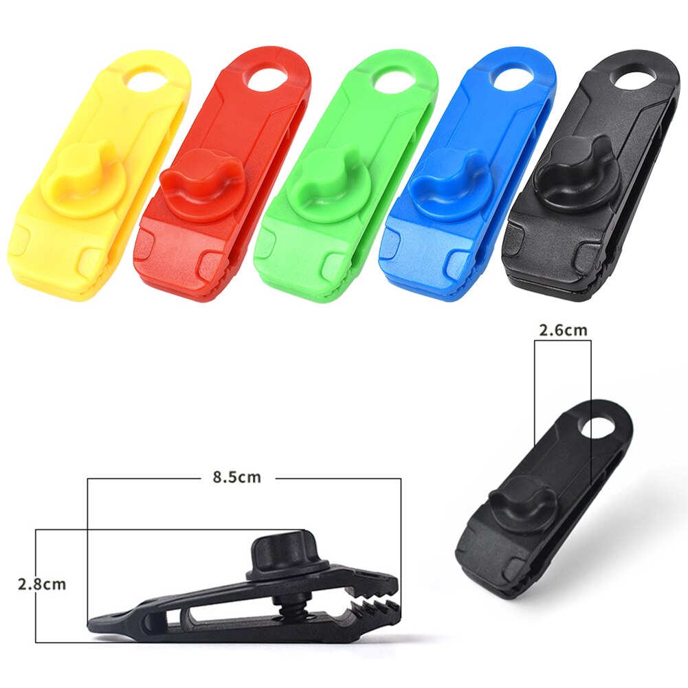 10 teile/satz Zelt wanderung plane clip anker outdoor Caravan clampgripper falle Straffen snap kiefer grip camp markise baldachin werkzeug leinwand kit