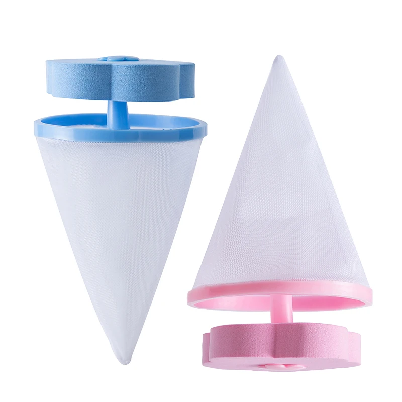 Plum Blossom Washing Machine Filter Remove Dirty Hair Mesh Yarn Laundry Reusable Ball Pet Fur Lint Hair Catcher Clothe Cleaning: Blue