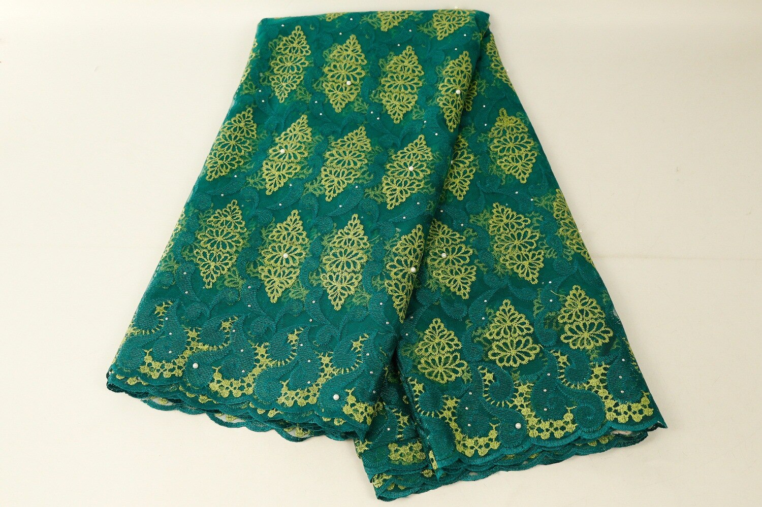 DIY Mesh Lace Fabric Embroidery Lace African Fabrics 5Yards Fabrics For Wedding Dress French Lace Fabric Women: color2