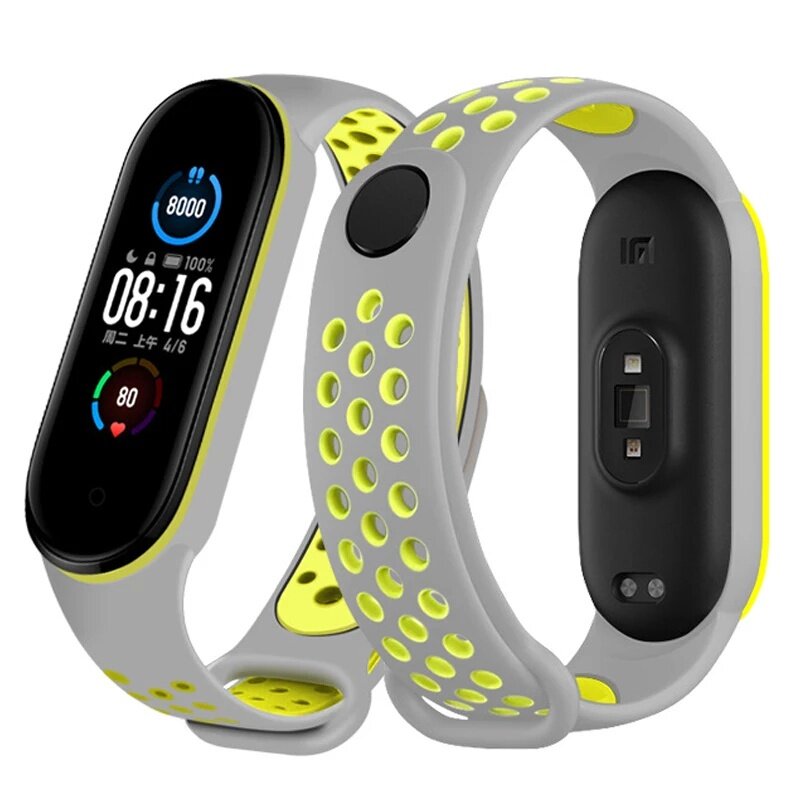 Strap für Xiaomi Mi band 6 Armband Sport Silikon Miband4 miband 5 Handgelenk Band gürtel Ersatz Armband für Mi band 4 3 5 6: XS / 天空蓝