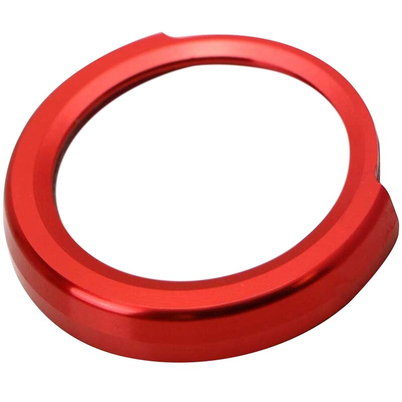 Red Aluminum Keyless Engine Push Start Button Decoration Ring Trim for BMW 2 3 4 Series X1 (F22 F30 F32 F34 F48)