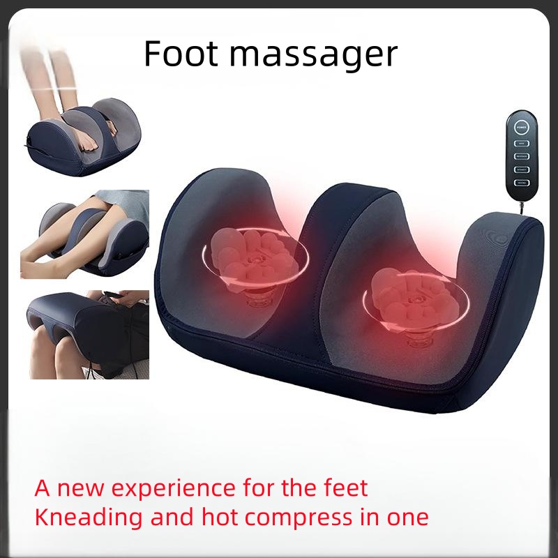 Verwarming Kneden Kalf Voet Massager Machine Oplaadbaar Been Ontspanning Apparaat met Controle voor Thuis Spiervermoeidheid Verlichting