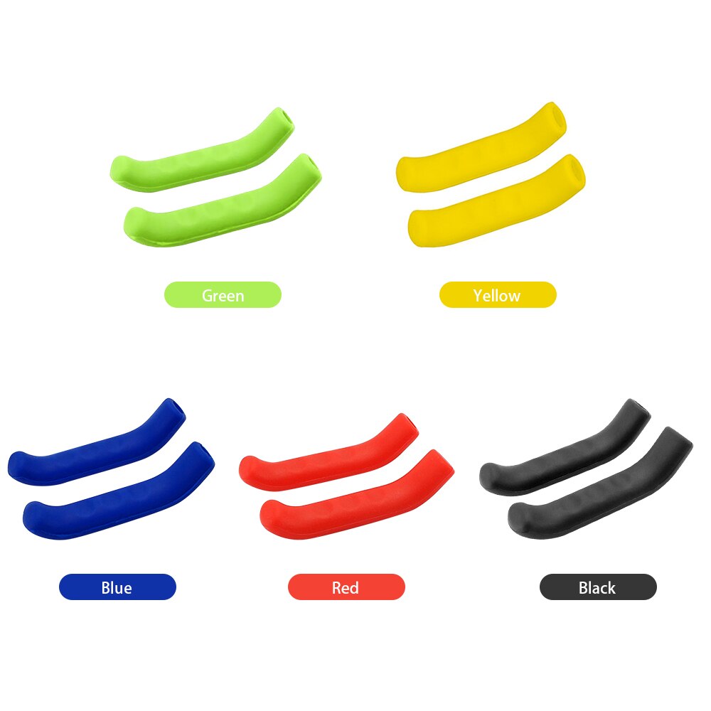 Funda de silicona para maneta de freno de bicicleta, Fundas protectoras, accesorios, 1 par