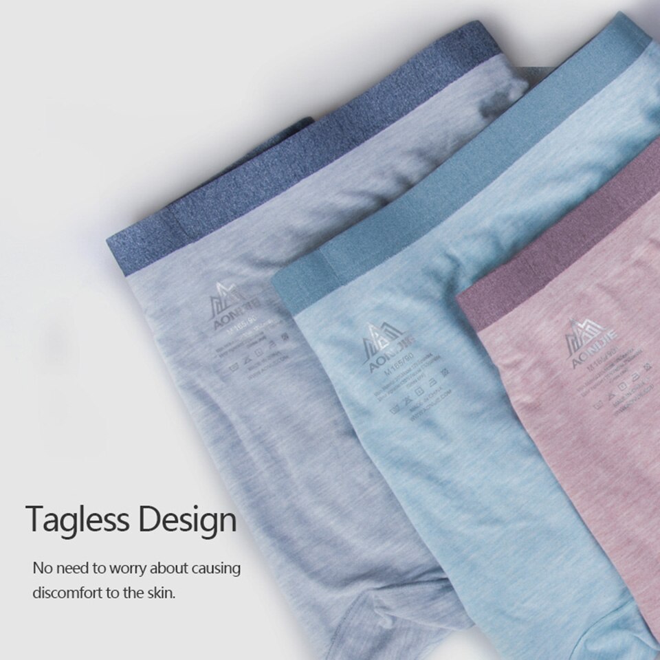 AONIJIE 3 stks/doos Sneldrogende Antibacteriële Ondergoed Functie Mannen Sport Ondergoed Boxershorts Ademend Transpiratie