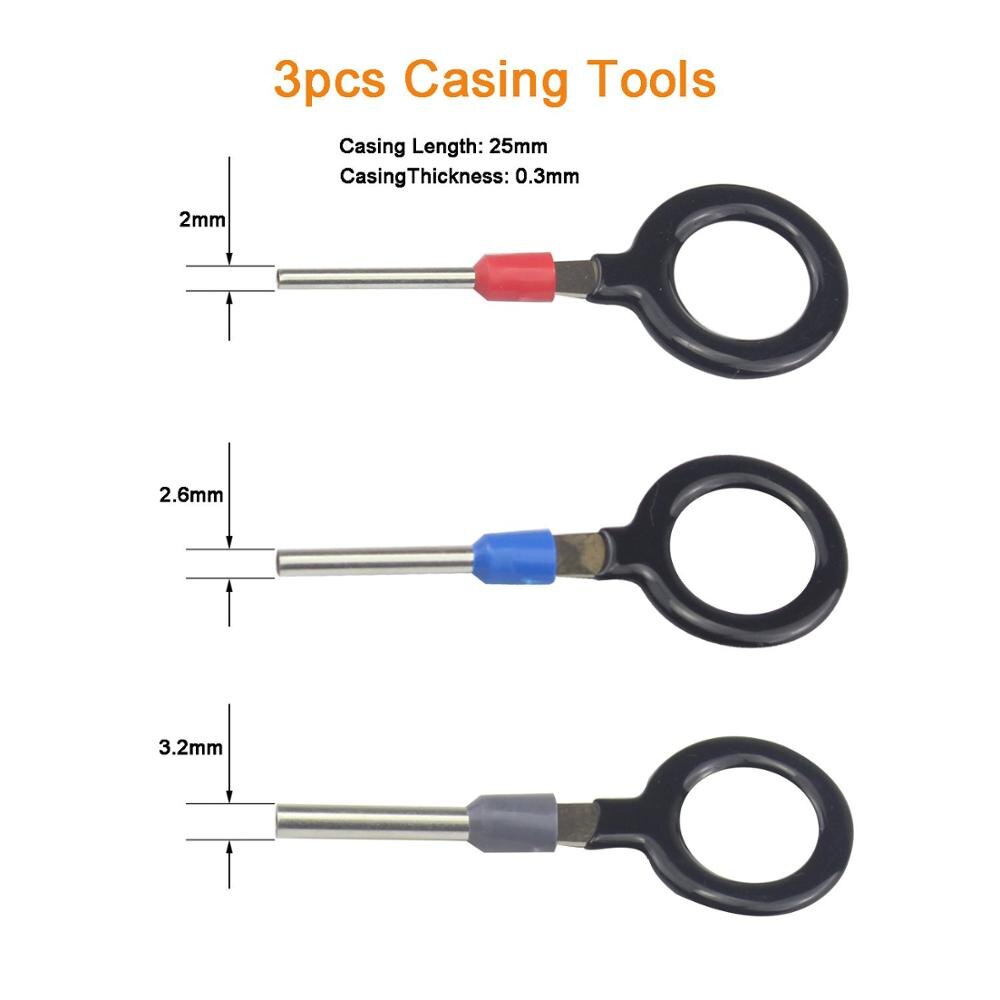 Terminal Removal Tools 11Pcs/Set Terminal Removal Tools Car Electrical Wiring Crimp Connector Pin Extractor Kit