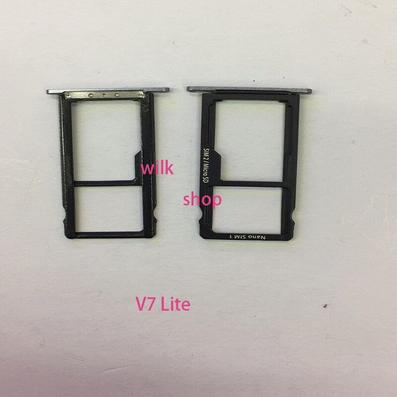 Sim carta titolare Vassoio Della Fessura per ZTE lama V7 V7 Lite Sim Presa Adattatore Parti di Ricambio