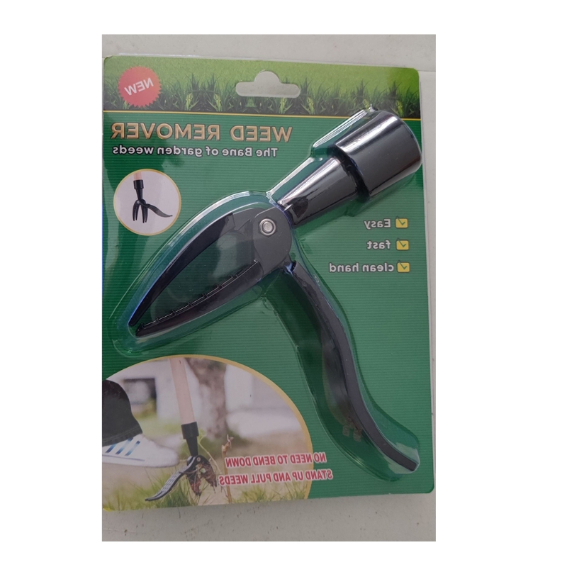 Garden Weeder Durable Root Removal Tool Chemical Free Weeding with Handle Protect the Spine Useful Garden Tools