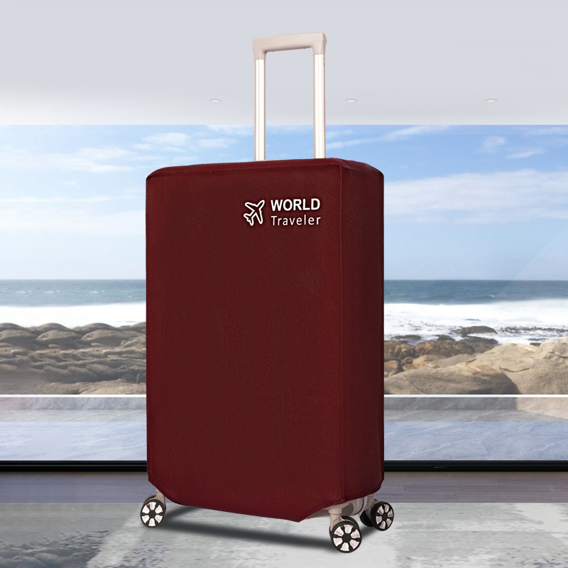 Waterproof Suitcase Protector Luggage Cover Baggage Dust Case Cover Suitcase Case Travel Organizer: Chocolate