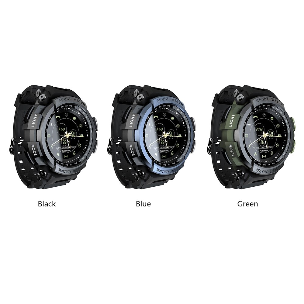 LOKMAT MK28 montre intelligente hommes horloge électronique hommes montres étanche podomètre Calories alarme sport hommes numérique Smartwatch