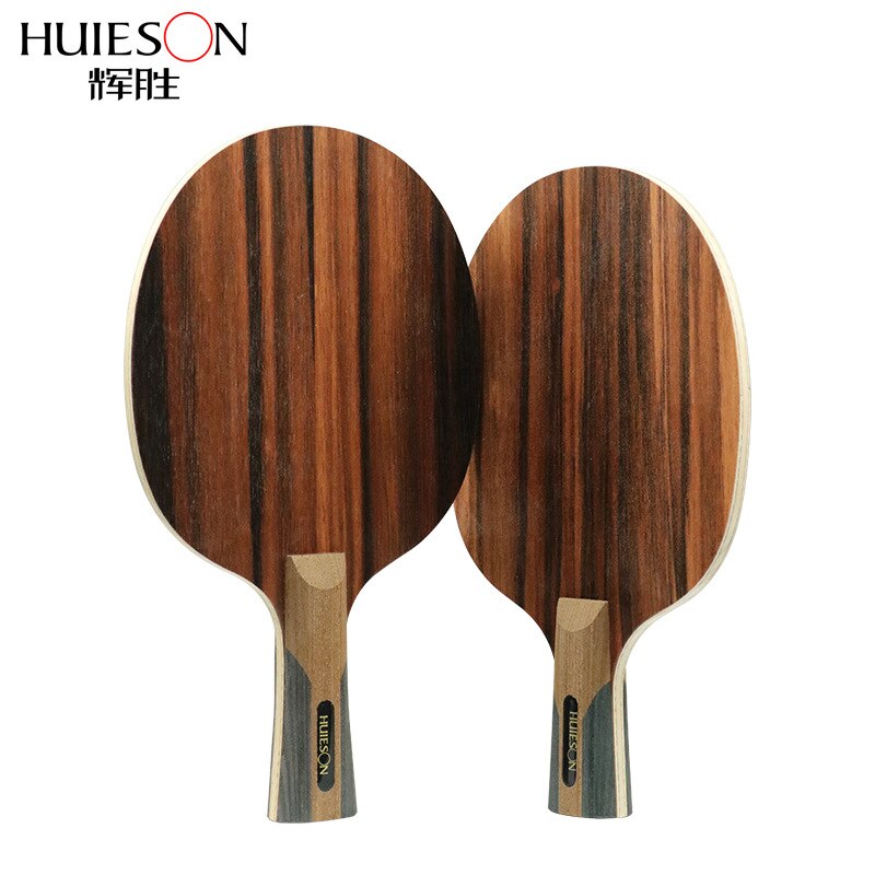 Huisheng Ebbenhout Weave Carbon Ping Pong Paddle Blade Training Ping Pong Backplane Penhold