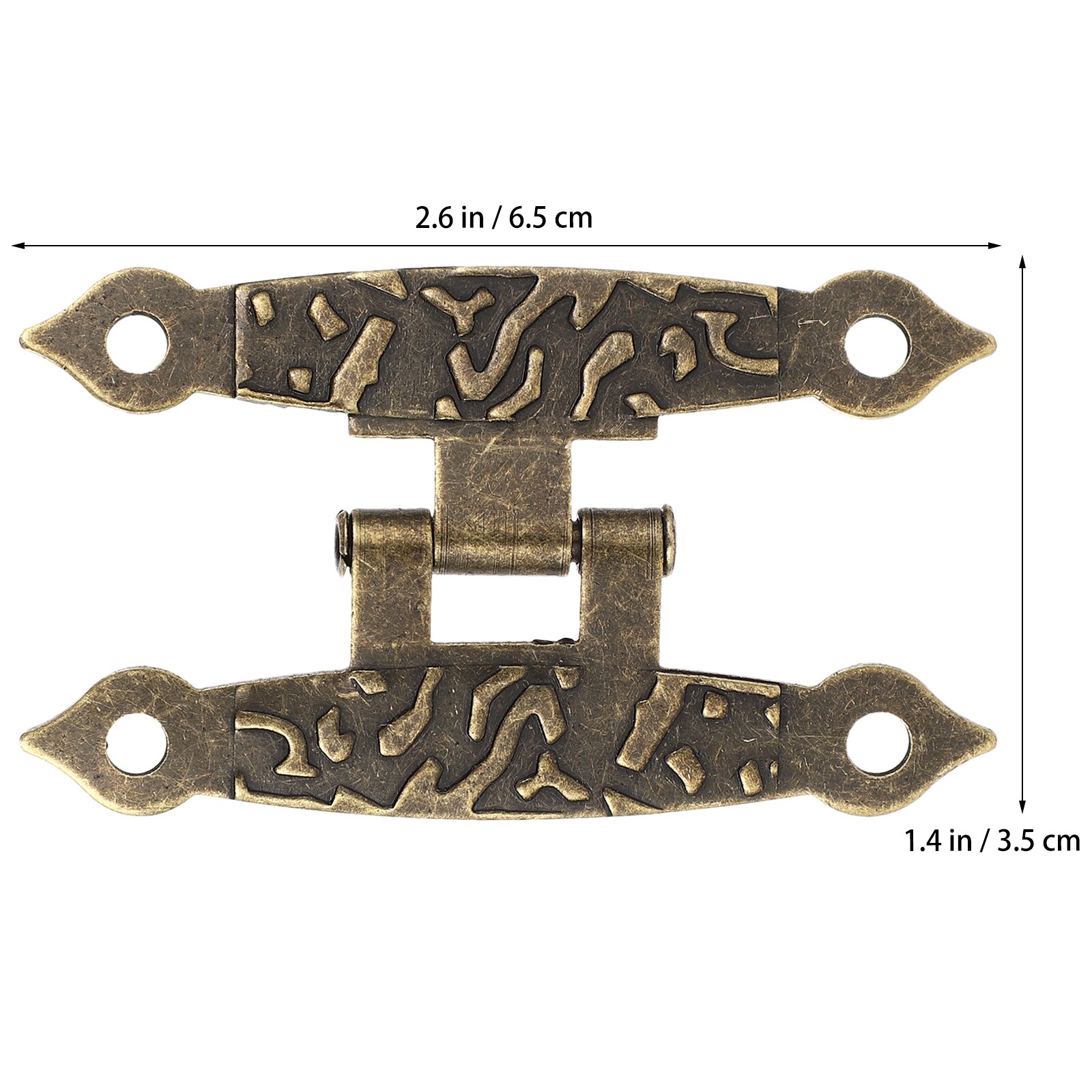 10Pcs Houten Doos Scharnieren Antieke Mini Scharnieren Vervanging Scharnieren Diy Close Onderdelen