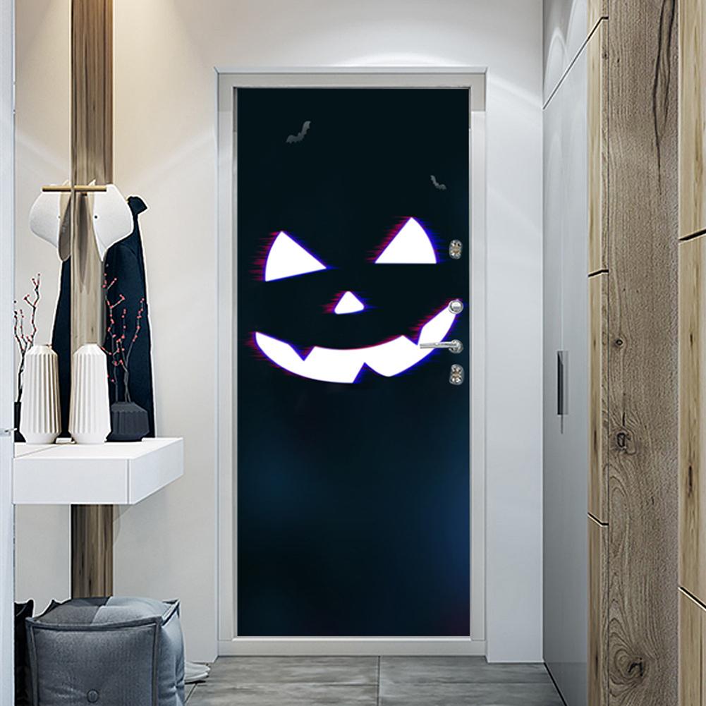 Halloween Decoratie Horror Persoonlijkheid Pvc Muur 3D Deur Sticker Patch Decal Voor Halloween Party Deur Stickers