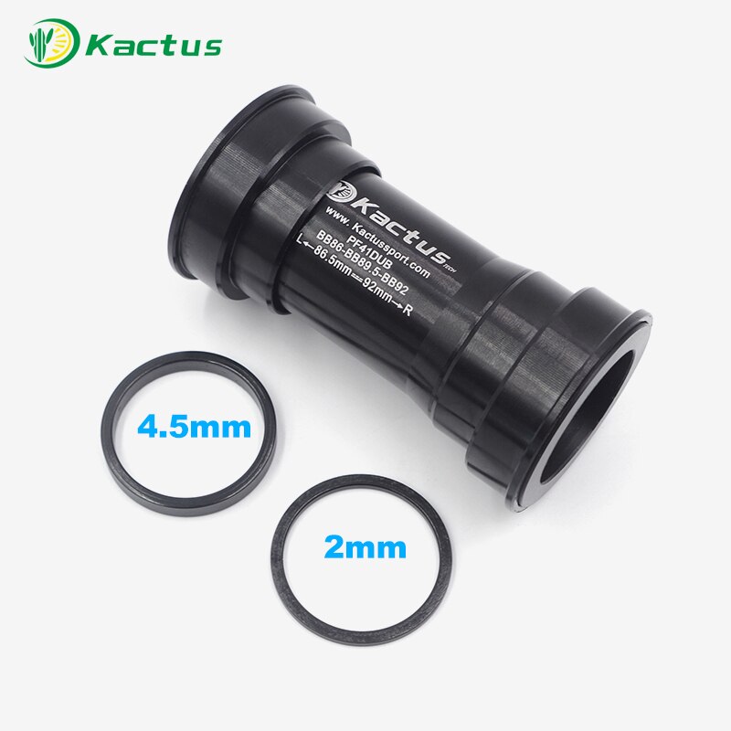 Keramische Lager Pressfit PF30 BB30 Fiets Trapas 386EVO Dub Crankstel Adapter Road Mtb Press Fit Bb Mountainbike Onderdelen: PF41DUB-BLACK