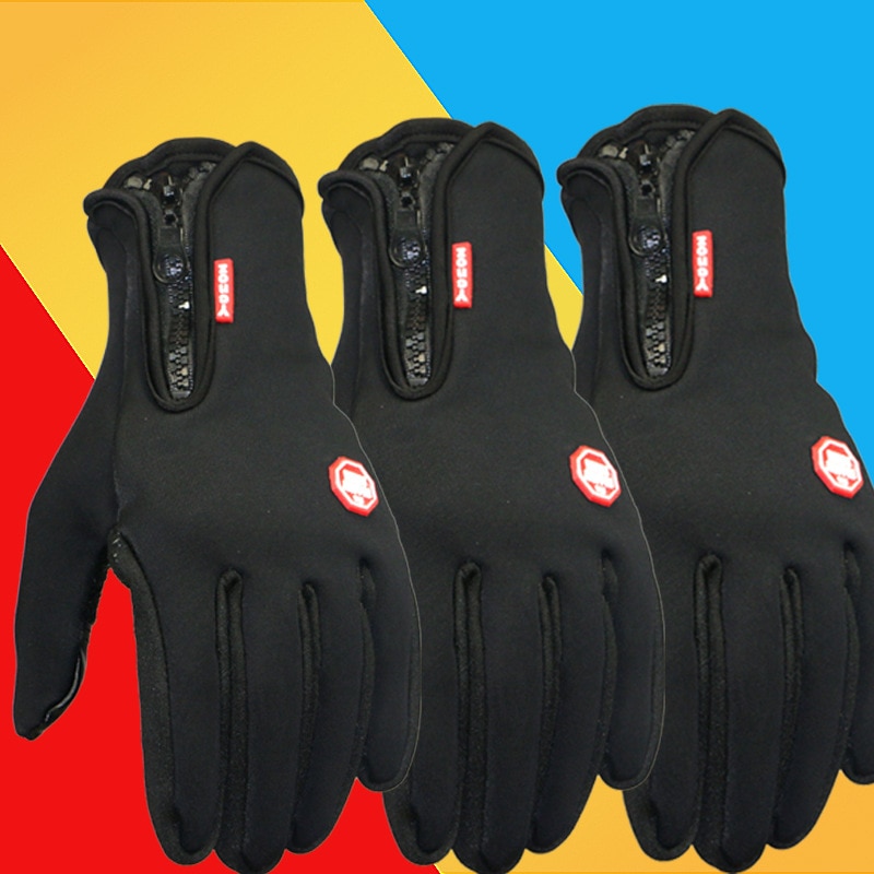 Mannen Vrouwen Winddicht Waterdicht Warm Touch Screen Sport Handschoenen Rijden Wandelen Motorhandschoenen Vijf Vingers Handschoen