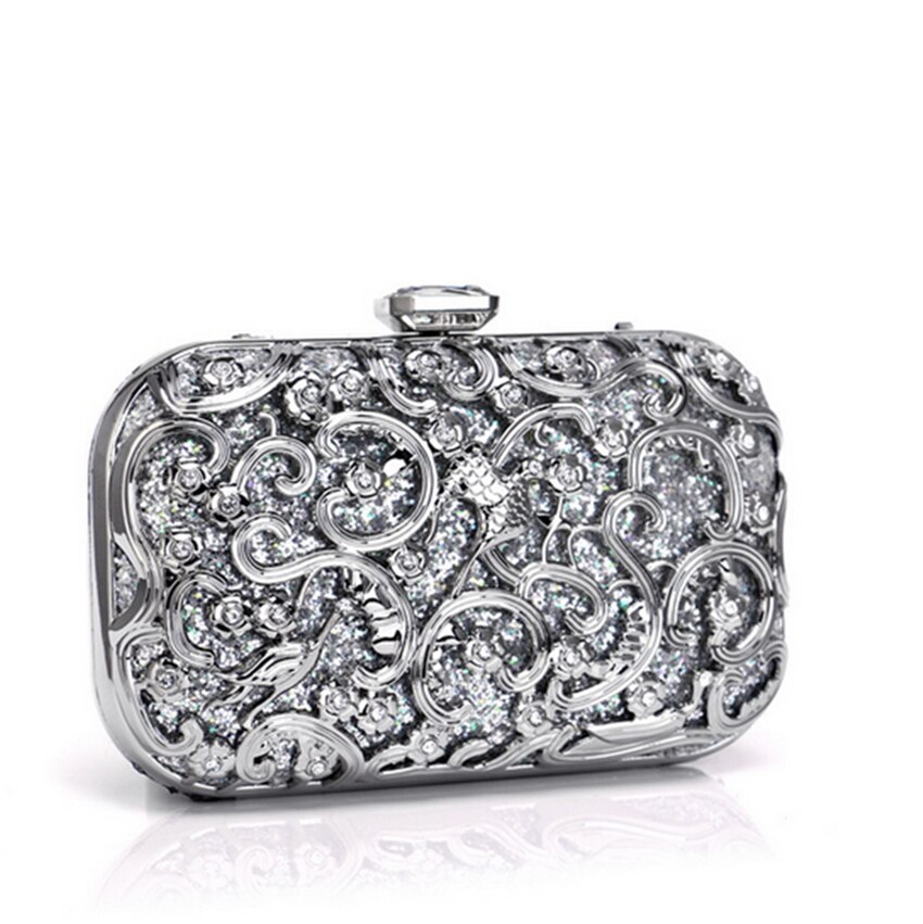 Evening Bag Banquet Clutch Bag Metal Bag