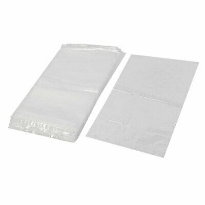 100 Pcs 10"x15" Ziplock Zip Lock Bags 2Mil Clear Poly Plastic Reclosable