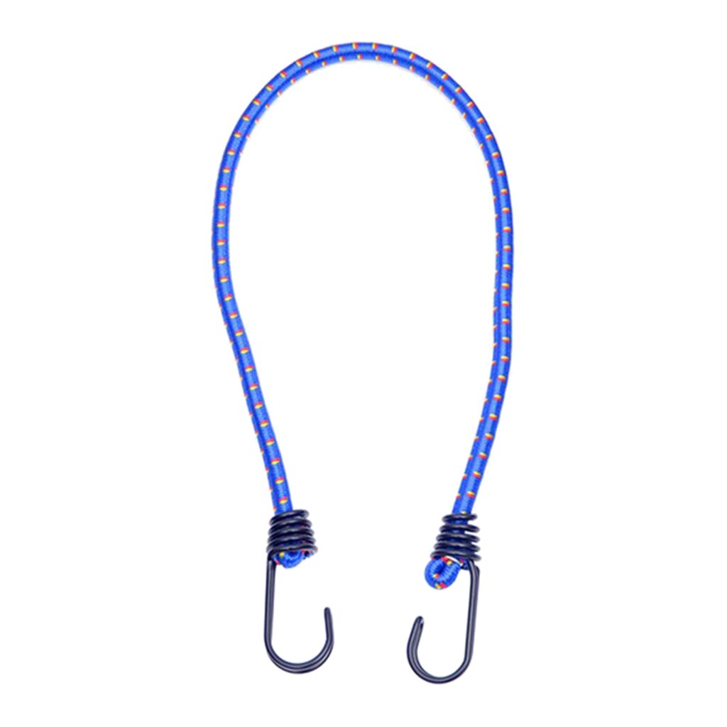 60cmx8mm Elastic Bungee Cords Bungee Straps Car Motorcycle Bike Luggage Ropes Tent Tarp Tie Down Canopy Ties