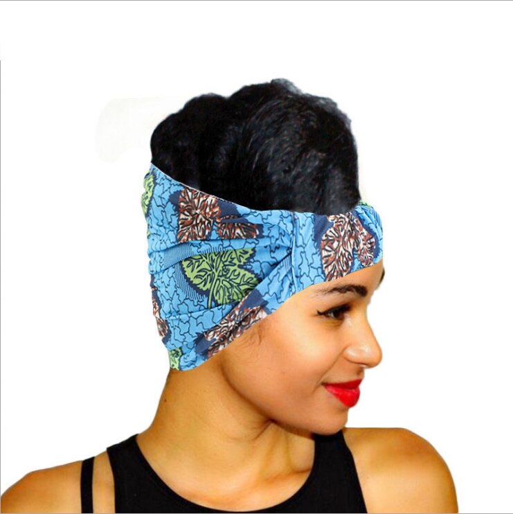 African Print Stretch Cotton Headband for Women – Grandado