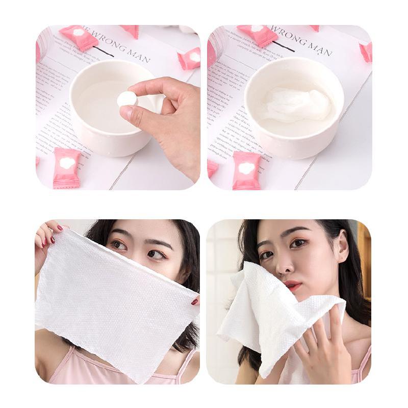 Best Selling Compressed Towel Disposable Disposable Cotton Face Towel Hotel Travel Supplies Face Towel Bath Towel
