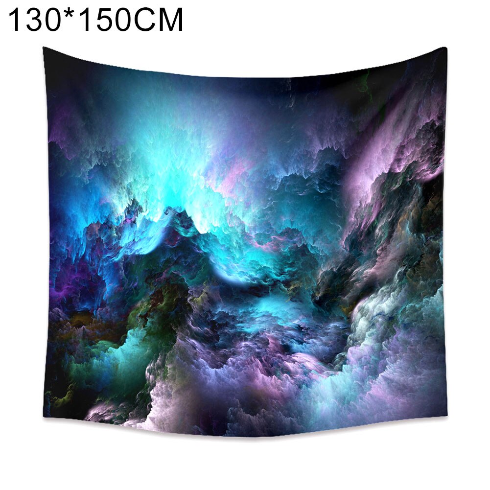 Tapiz colgante de pared de montaña de nube de lujo manta de playa de Yoga decoración de fondo tapiz con nubes y: 130x150cm