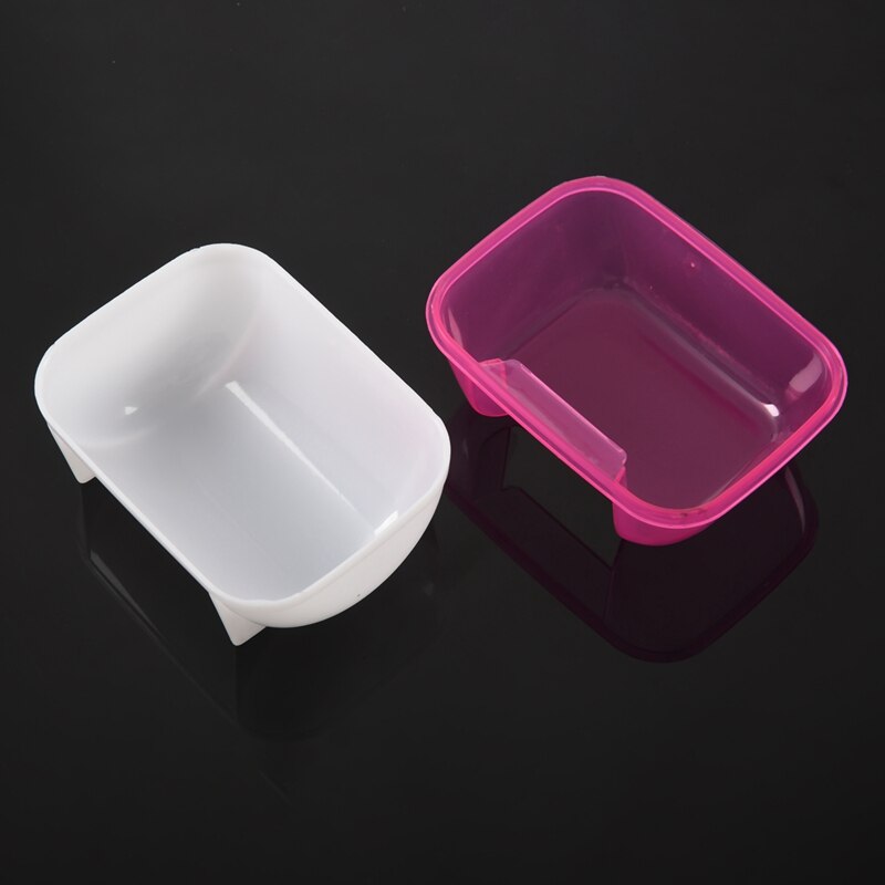 Roze witte kleine hamsters badzand kooi huisdier badkamer 10 x 7 x 7cm