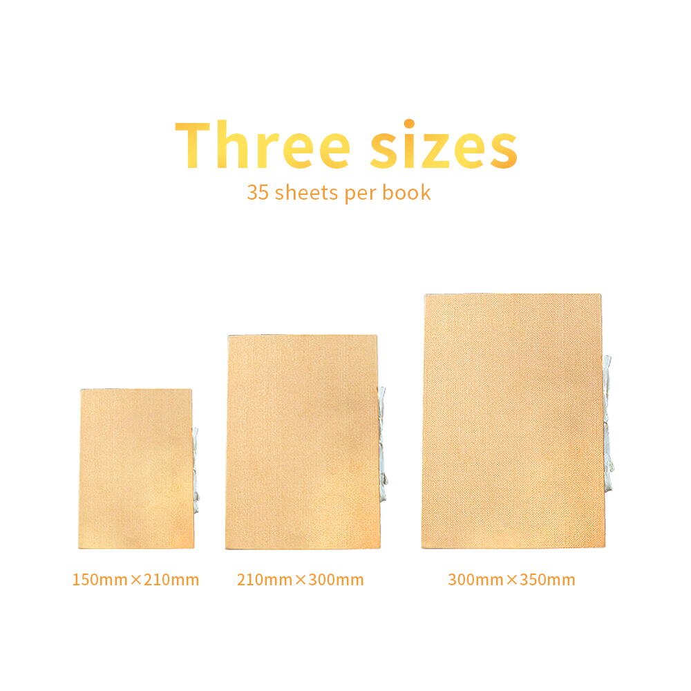 35Sheets Blank Flipbook painting sketchbook kraft paper cover painting sketchbook animation cartoon Art creation