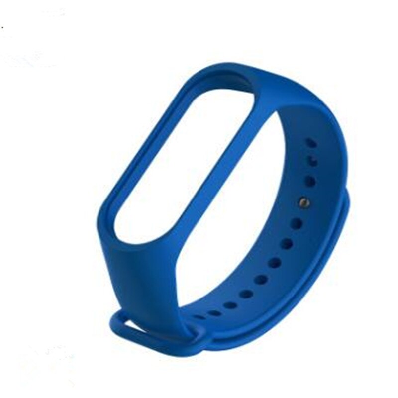 15colors Replacement Silicone Wrist Strap Watch Band For Xiaomi MI Band 4 3 Smart Bracelet Watch Strap Smart Accessories: Royal Blue